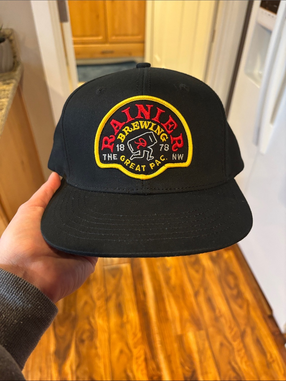 Black Logo Snapback Hat